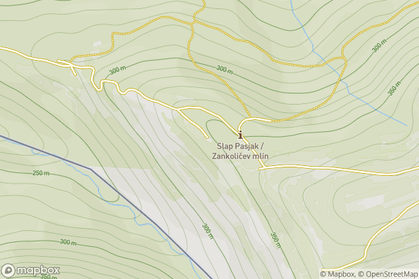 static Mapbox map