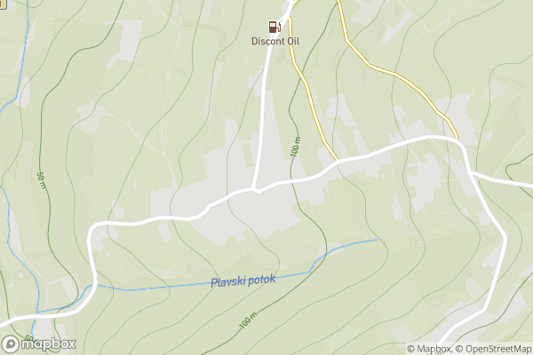 static Mapbox map