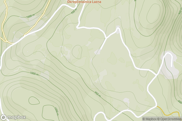 static Mapbox map