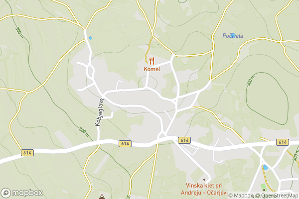 static Mapbox map