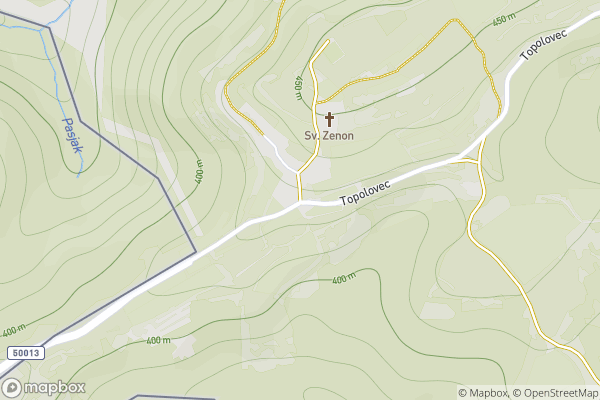 static Mapbox map
