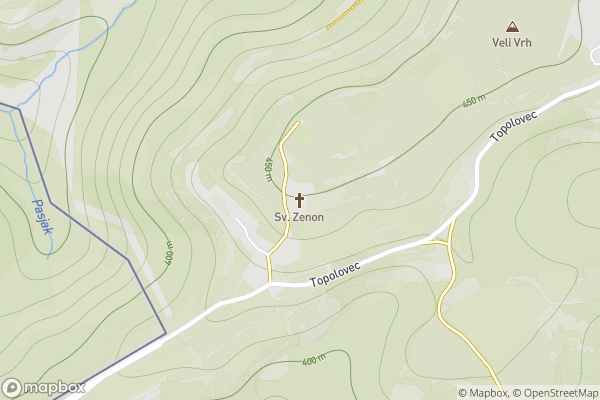 static Mapbox map