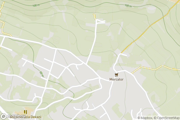 static Mapbox map