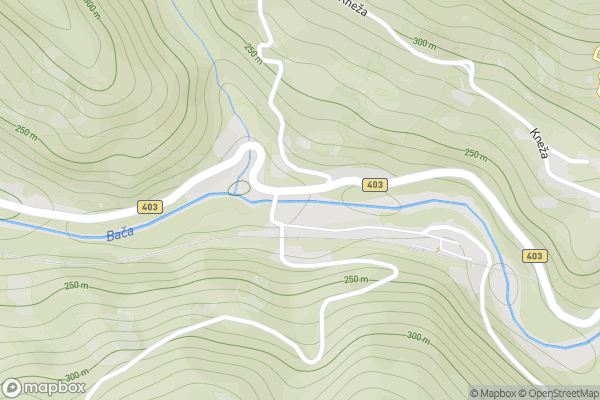 static Mapbox map