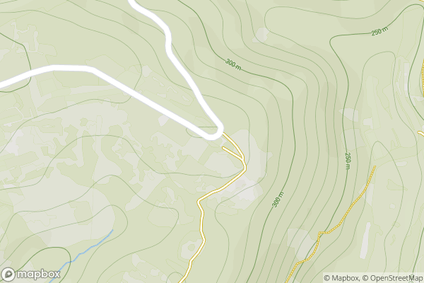 static Mapbox map