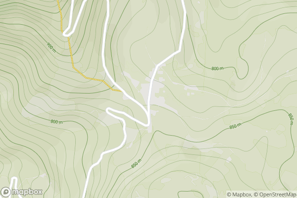 static Mapbox map