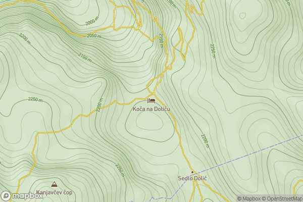 static Mapbox map