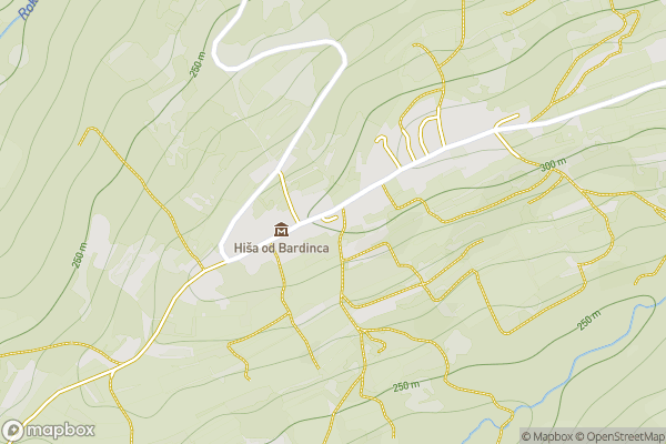 static Mapbox map