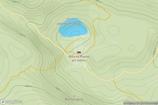 static Mapbox map