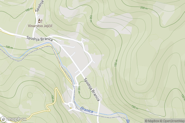 static Mapbox map