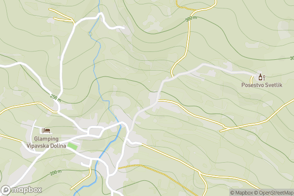 static Mapbox map