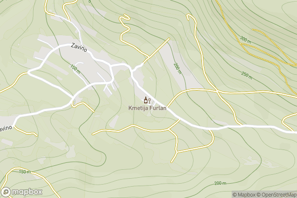 static Mapbox map