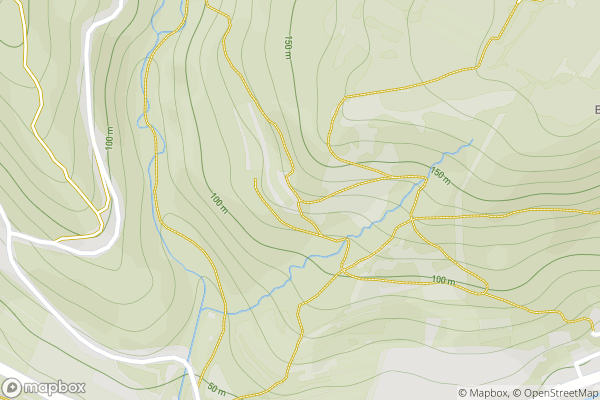 static Mapbox map