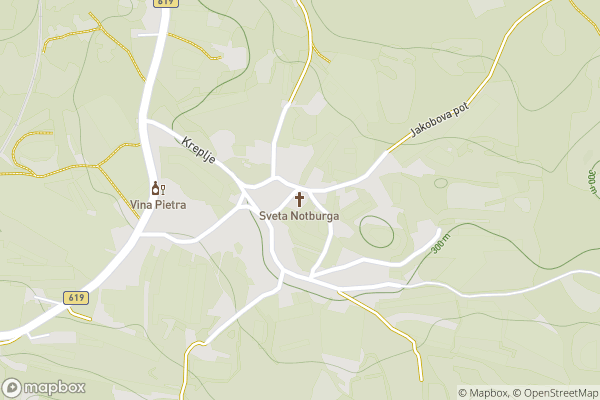 static Mapbox map