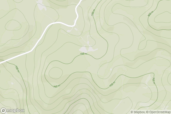 static Mapbox map