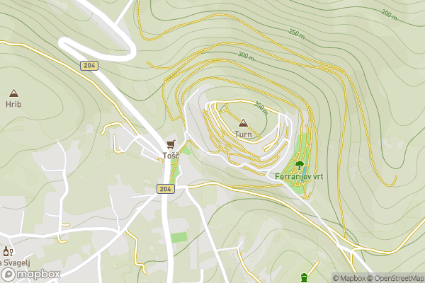 static Mapbox map