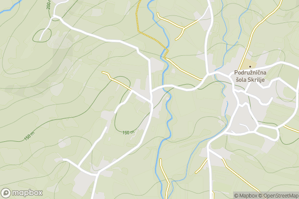 static Mapbox map