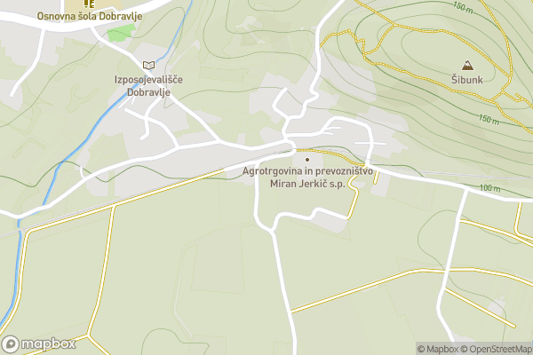 static Mapbox map