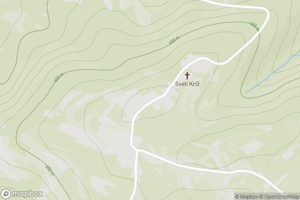 static Mapbox map