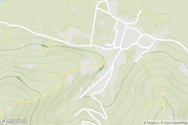 static Mapbox map