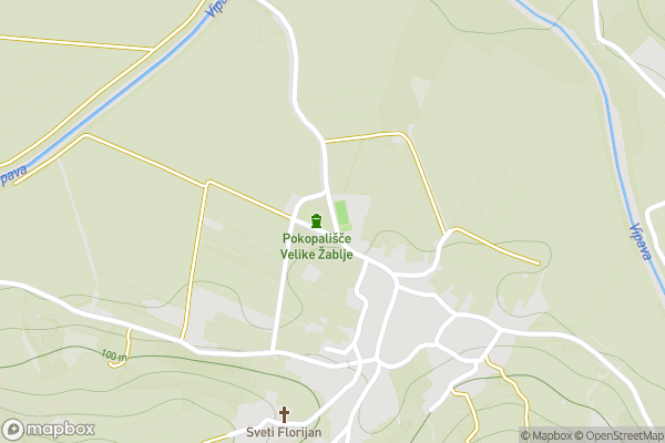 static Mapbox map