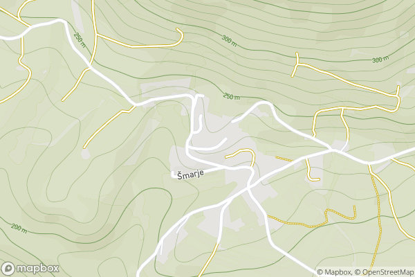 static Mapbox map