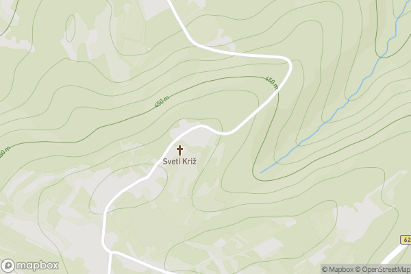 static Mapbox map