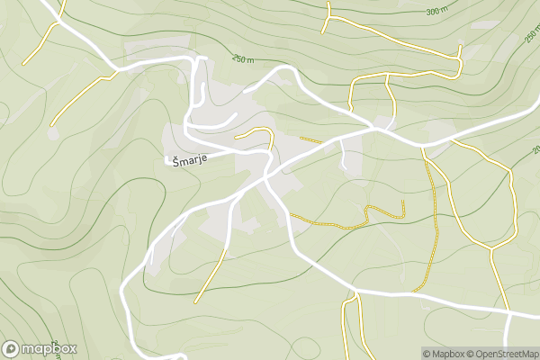 static Mapbox map