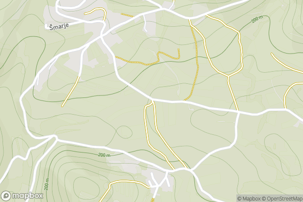 static Mapbox map