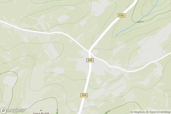 static Mapbox map