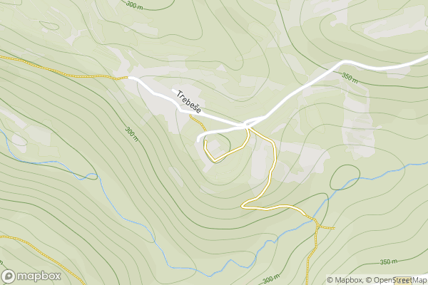 static Mapbox map