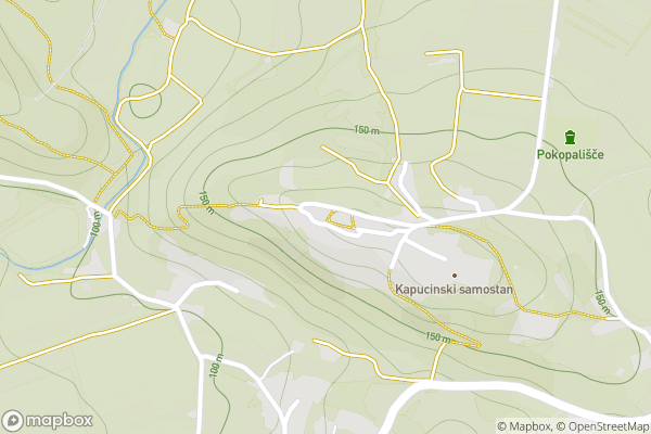 static Mapbox map