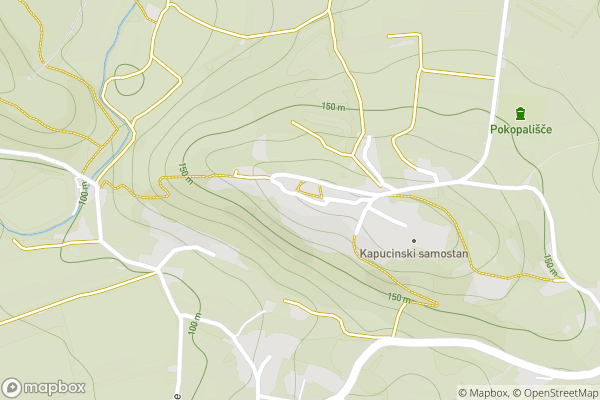 static Mapbox map