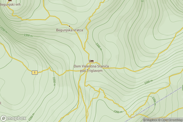 static Mapbox map