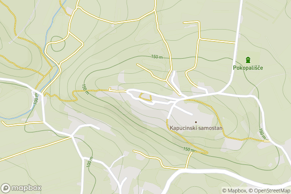static Mapbox map