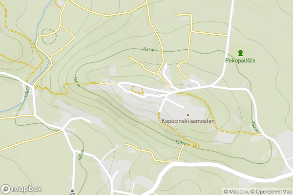 static Mapbox map