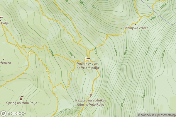 static Mapbox map