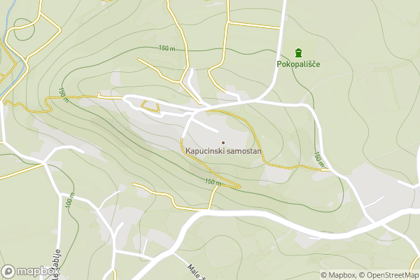 static Mapbox map