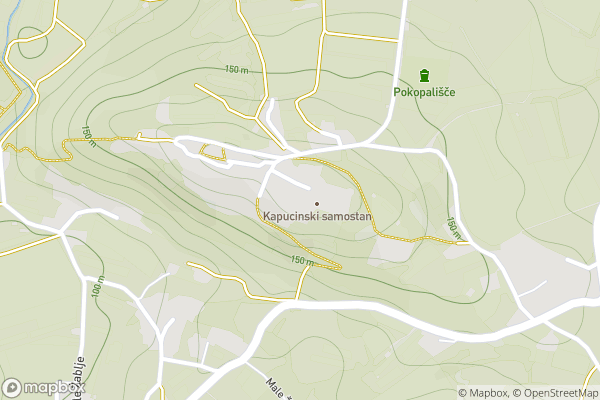 static Mapbox map