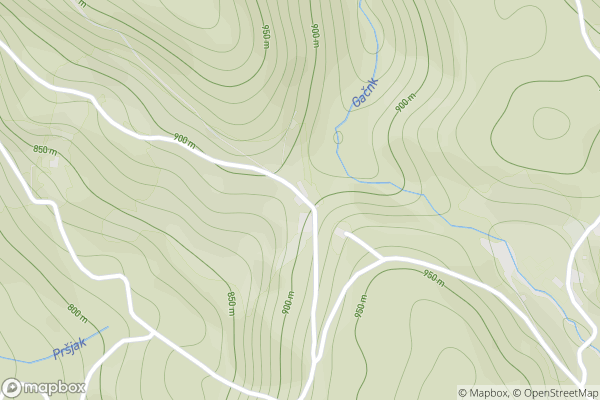 static Mapbox map