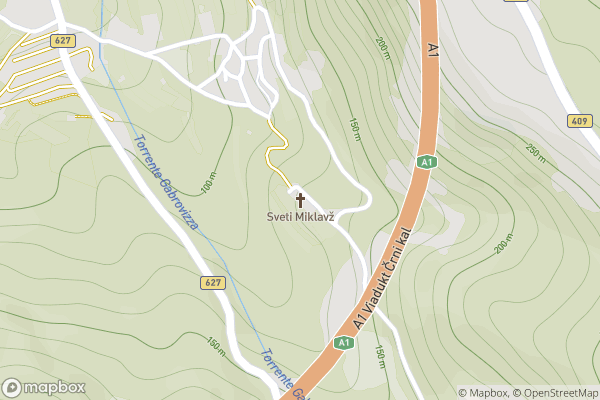 static Mapbox map
