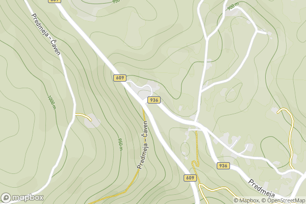 static Mapbox map