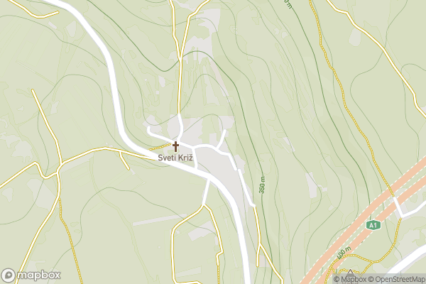 static Mapbox map