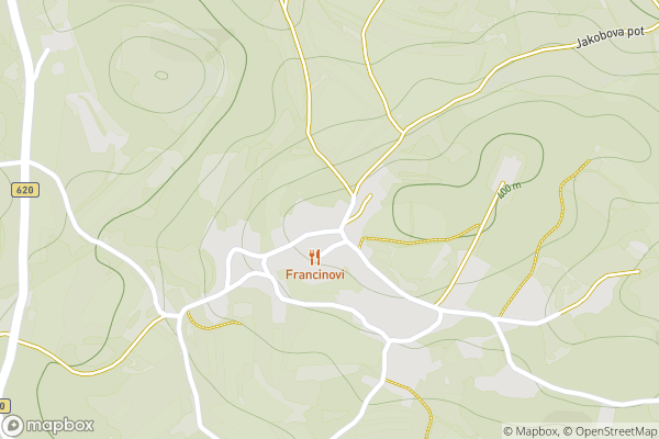 static Mapbox map