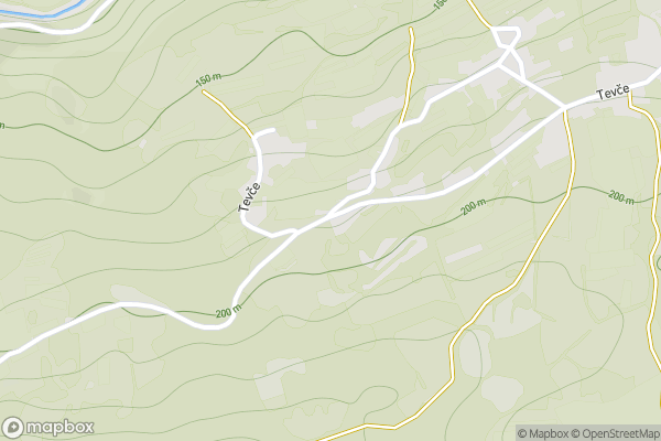 static Mapbox map