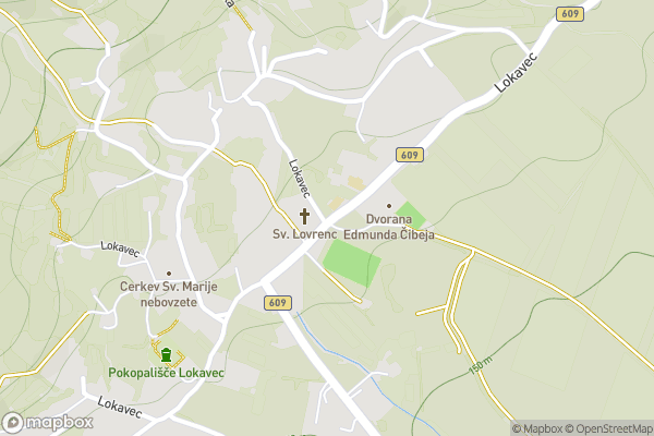 static Mapbox map