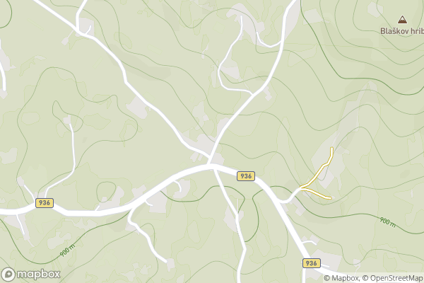 static Mapbox map