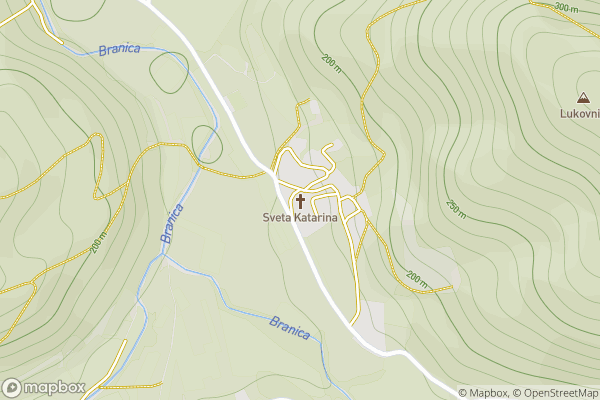 static Mapbox map