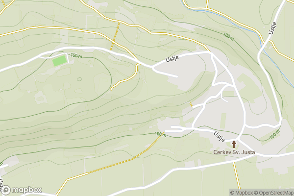 static Mapbox map