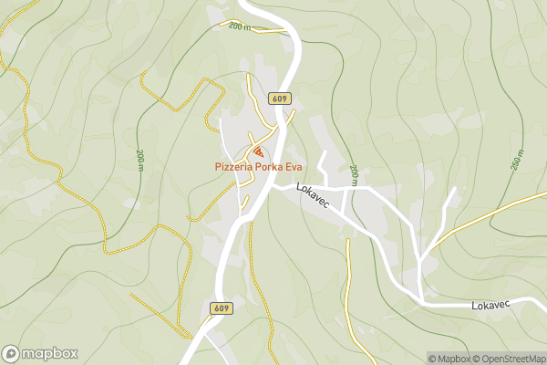 static Mapbox map
